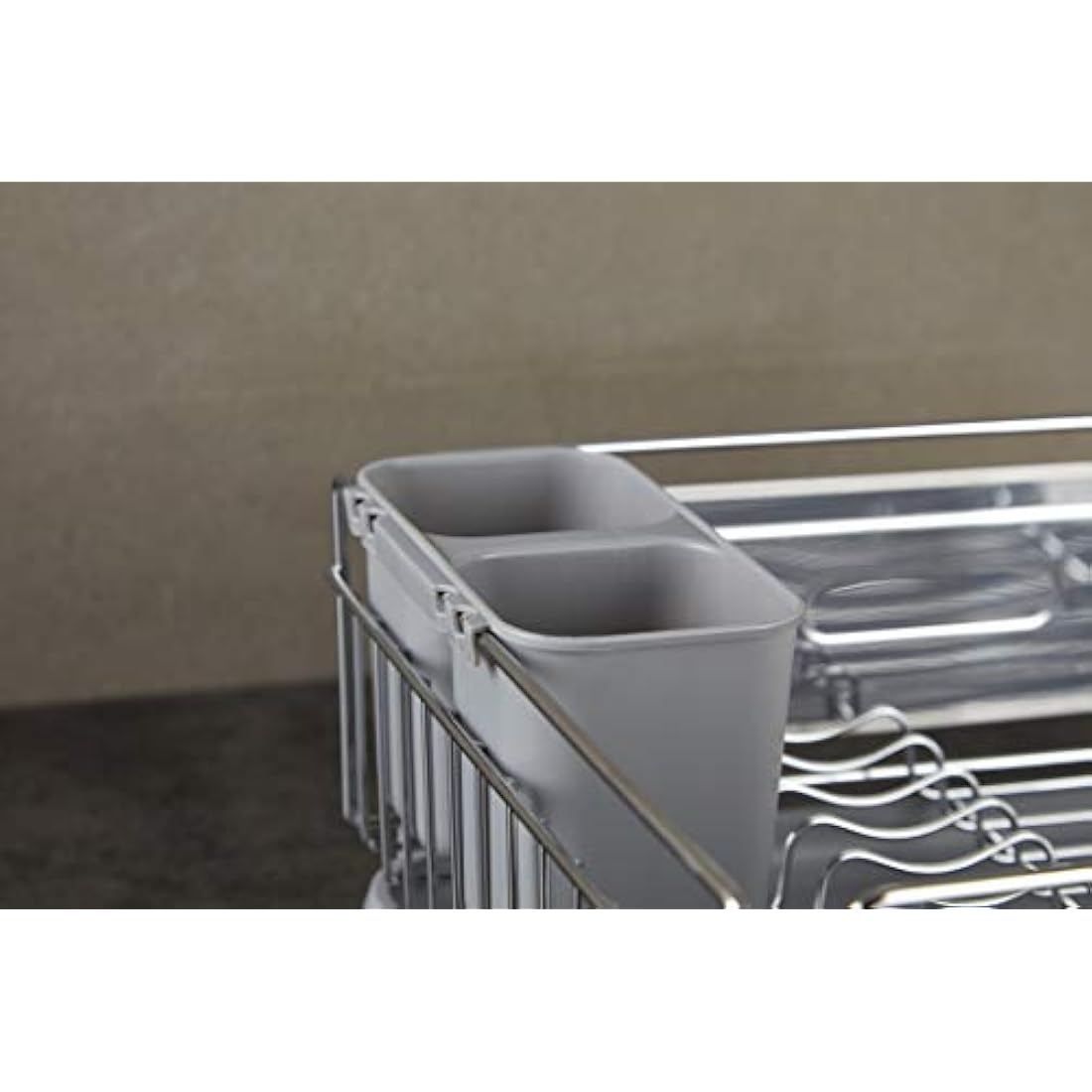 Swan Chrome Dish Rack – Rust Resistant Drainer with Drip Tray