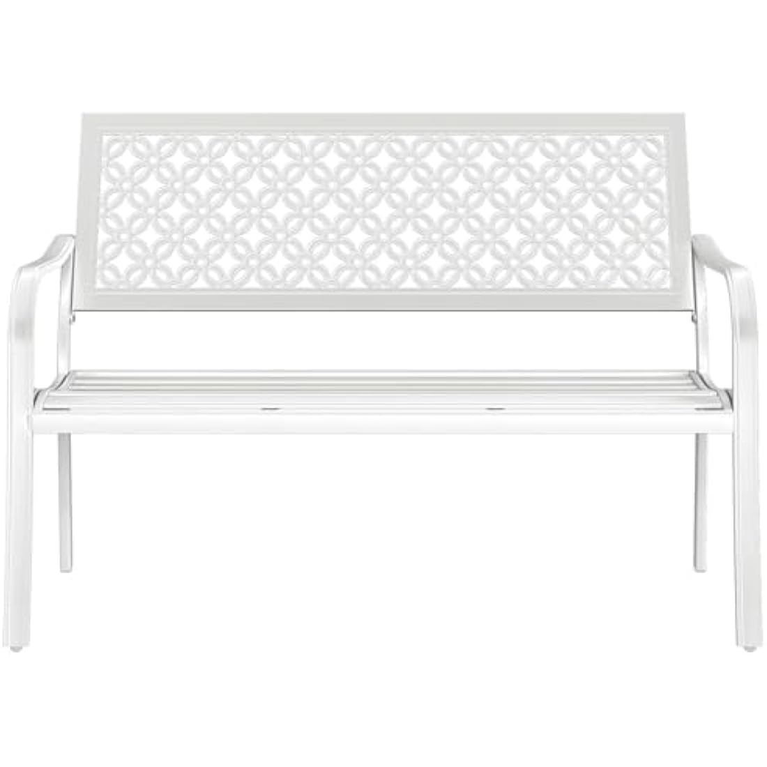 Jolof Store Garden Bench – 3 Seater Rust-Resistant Metal Outdoor Seat