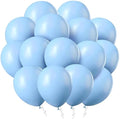 Ainiv 60 PCS Pastel Macaron Blue Latex Balloons | 12 Inch Party Decorations