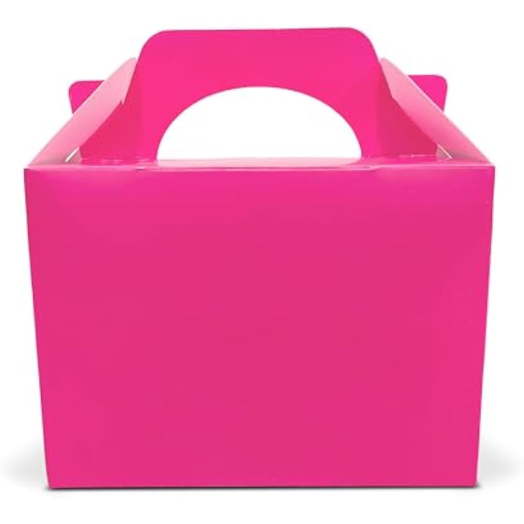 Lotus Neon Pink Children's Party Boxes – 50 Pack Recyclable Meal Boxes