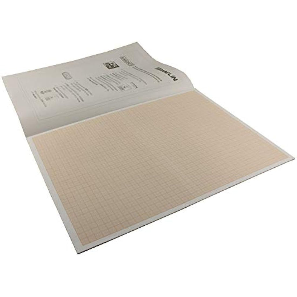 A3 Millimetre Paper Pad - 80g/m² Red Grid (10 Pack)