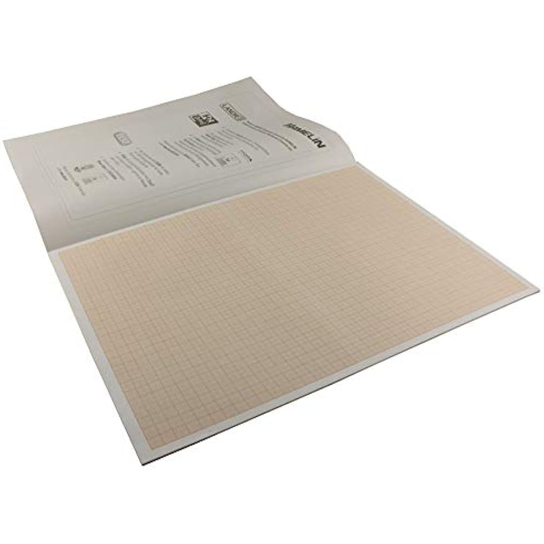 A3 Millimetre Paper Pad - 80g/m² Red Grid (10 Pack)