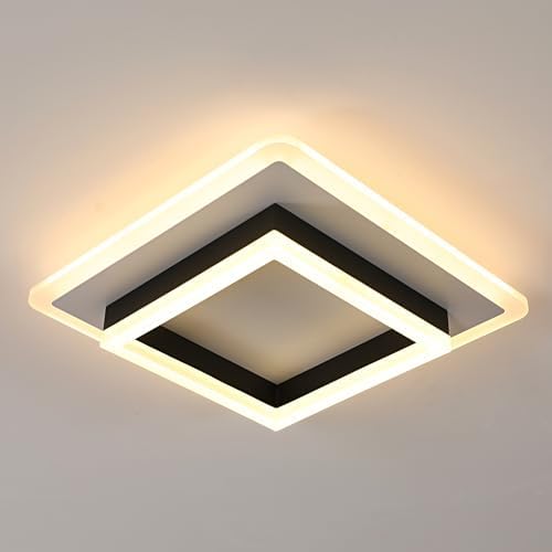 DELIPOP 30W Square LED Ceiling Light – Modern 3000K Warm Light Lamp