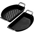 Kamado Joe Karbon Steel Half-Moon Pan Set – Non-Stick Grill Cookware