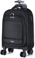 Ponhog 15.6 Inch Laptop Wheeled Backpack – 4 Spinner Wheel Trolley