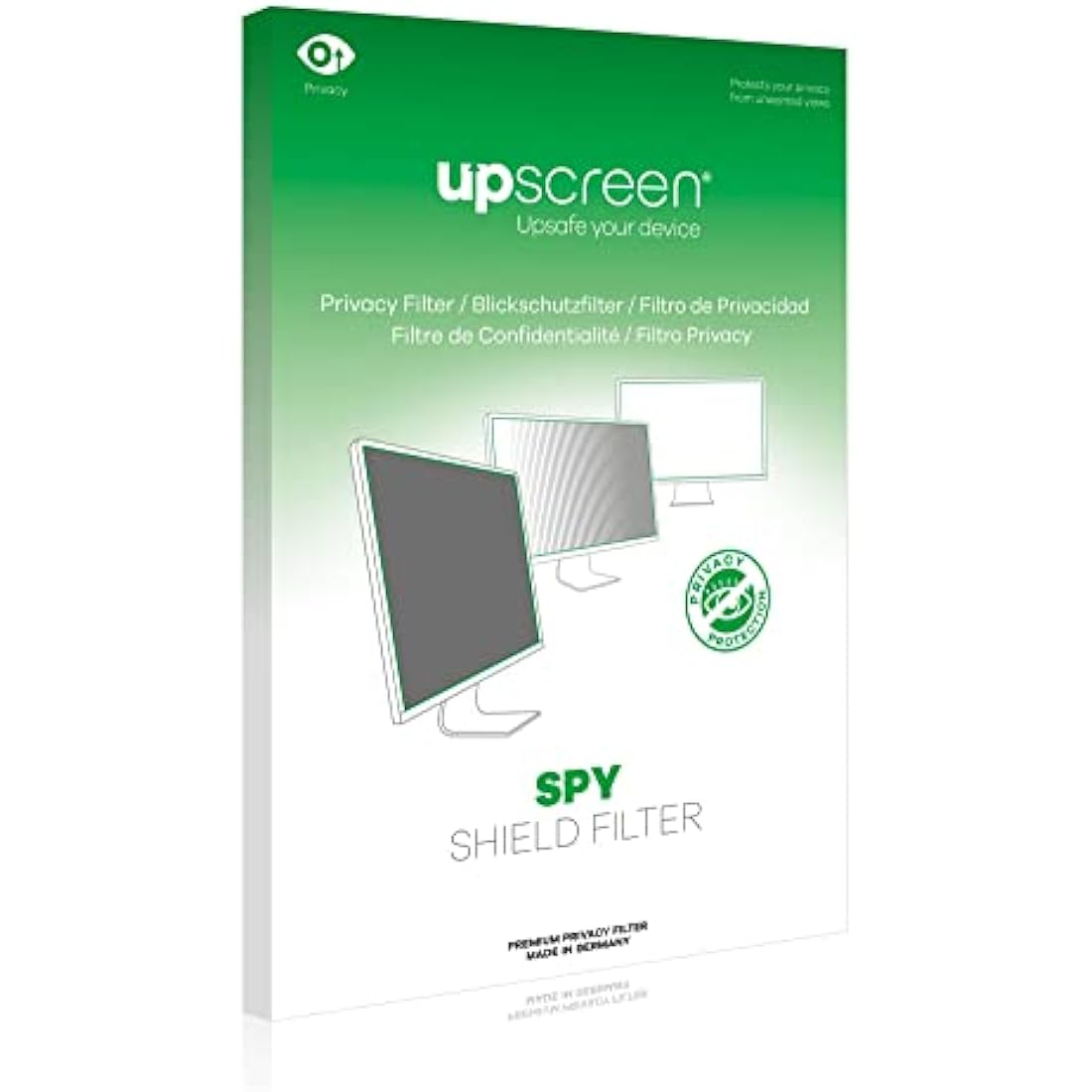 upscreen 15.6" Privacy Screen Filter – Anti-Spy & Anti-Glare Protector