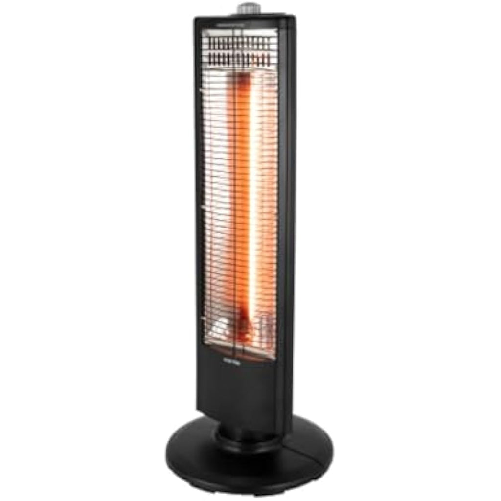 Warmlite WL42013 Carbon Infrared Heater | Portable & Oscillating - Black
