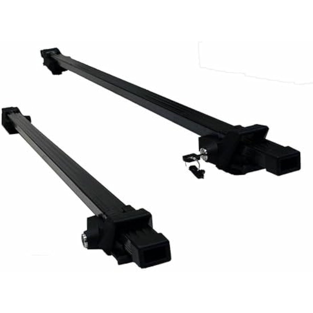 Summit SUM-001 Steel Roof Bars for Cars with Running Rails | Black