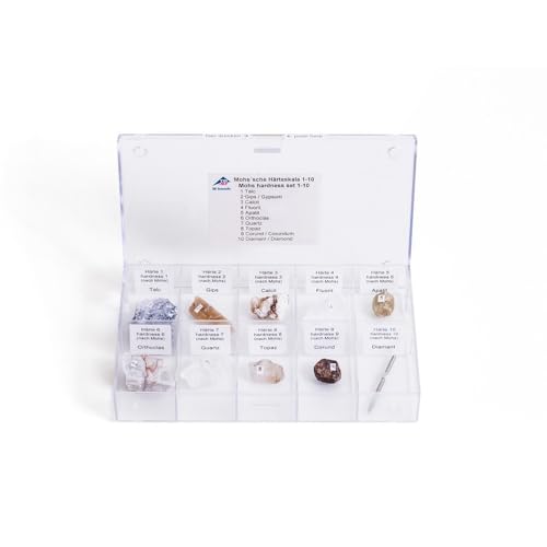 Mohs Hardness Scale Mineral Kit for Biology and Geology - 3B Scientific
