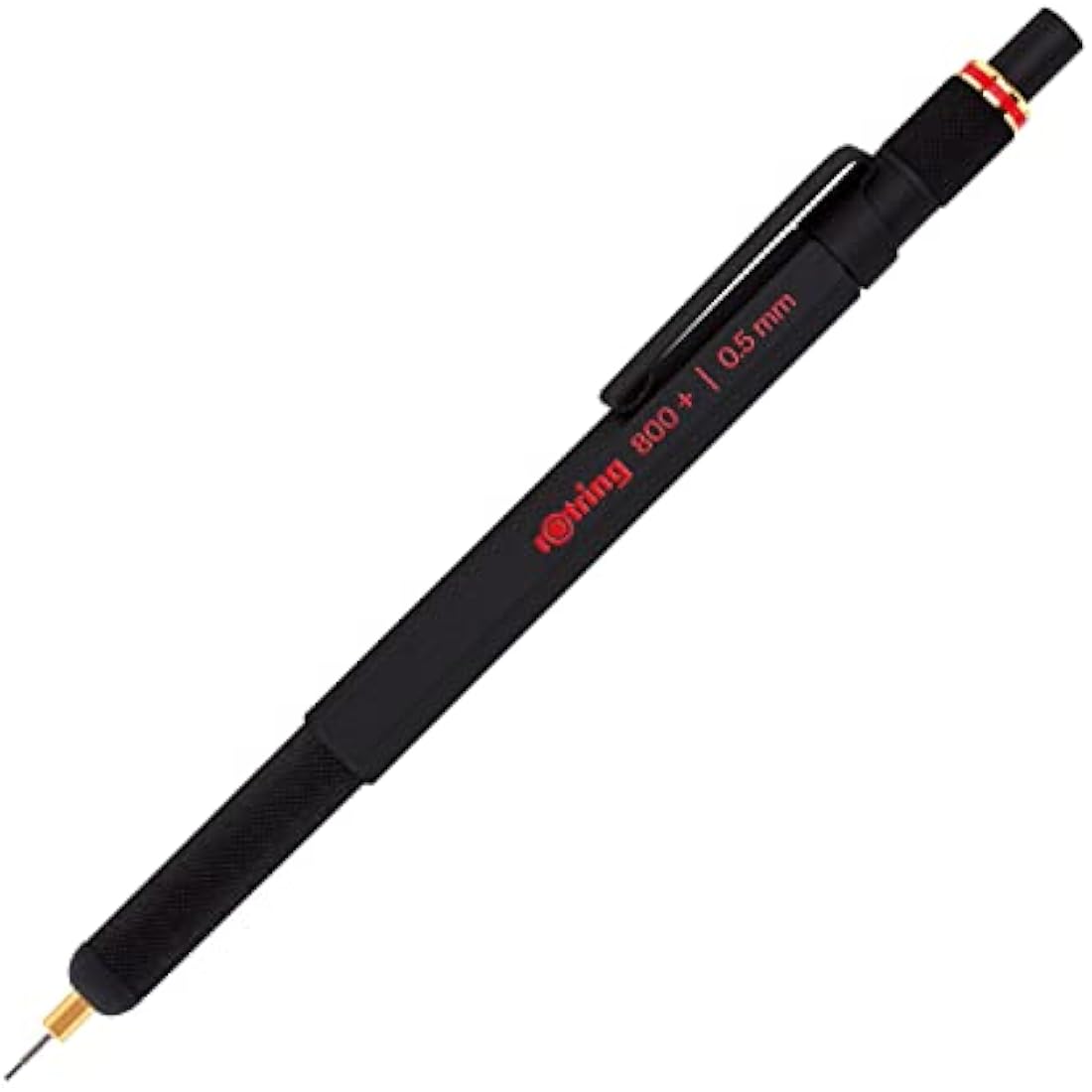 rOtring 800+ Mechanical Pencil & Stylus | 0.5 mm HB | Black Metal