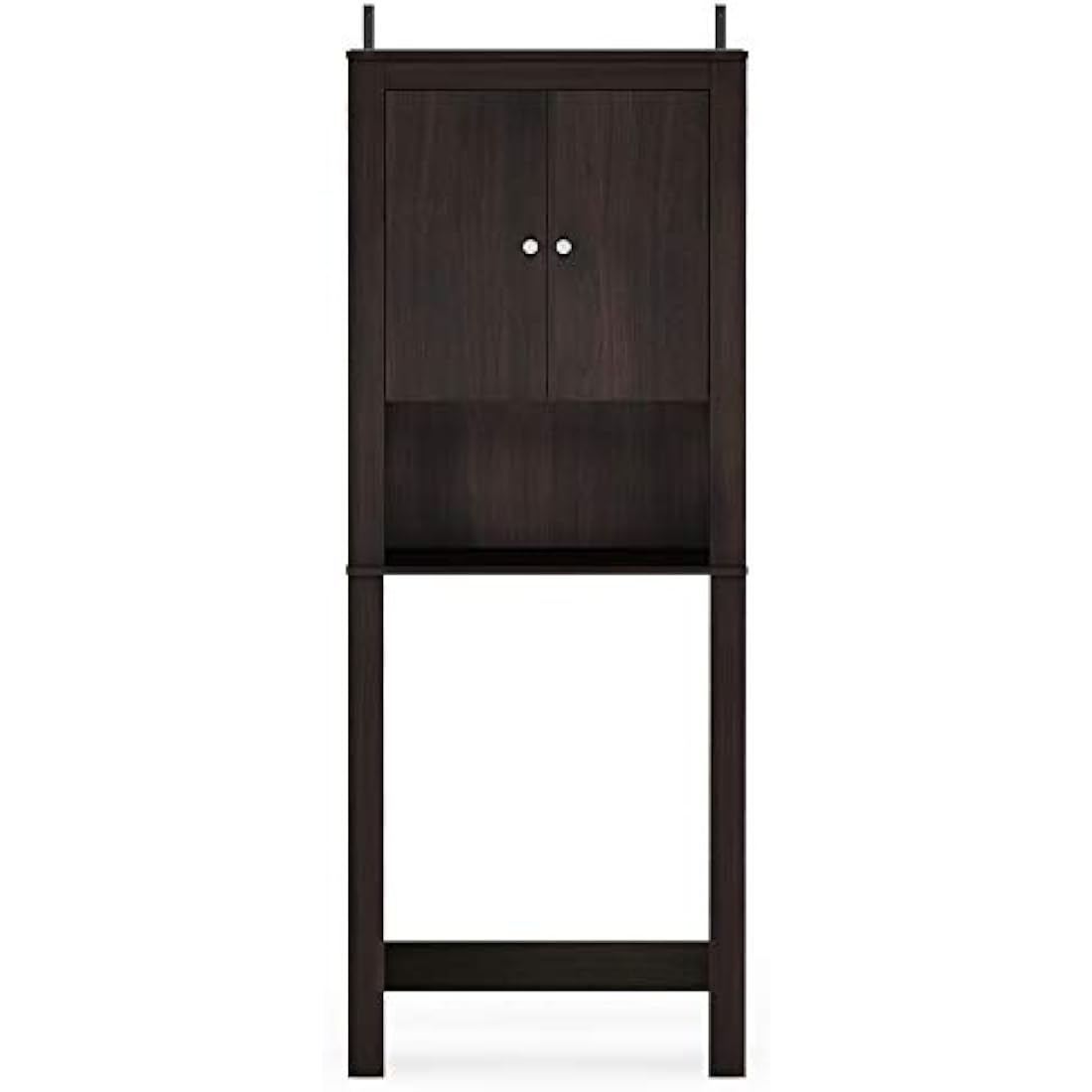 Furinno Wall Mounted Storage Cabinet | Espresso MDF Wood Shelving