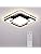 Minifair Modern LED Ceiling Light – Dimmable Flush Mount with Remote, 52cm