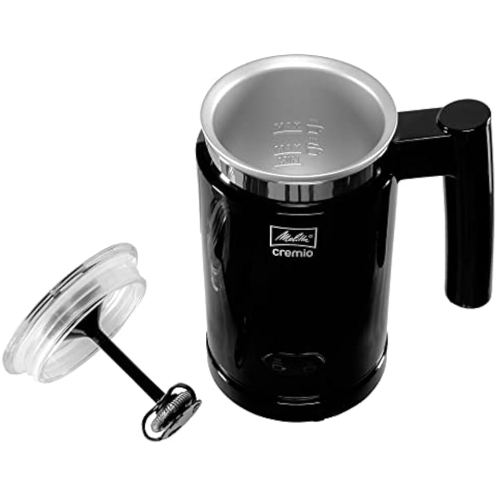 Melitta Cremio II Electric Milk Frother – 450W Non-Stick, Black