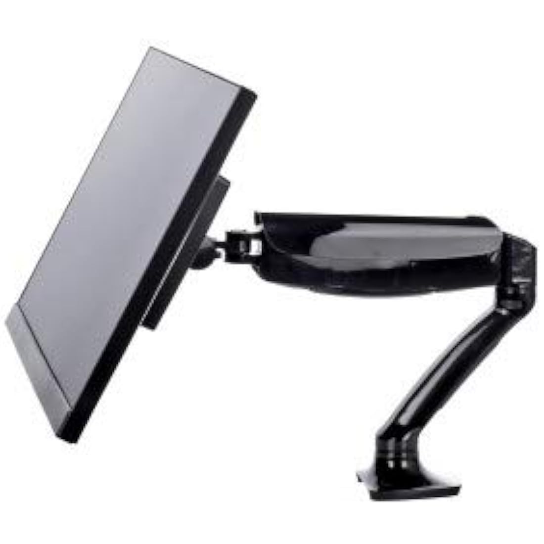 iiyama DS3001C-B1 Single Gas Spring Monitor Arm | 27" Desk Mount - Black