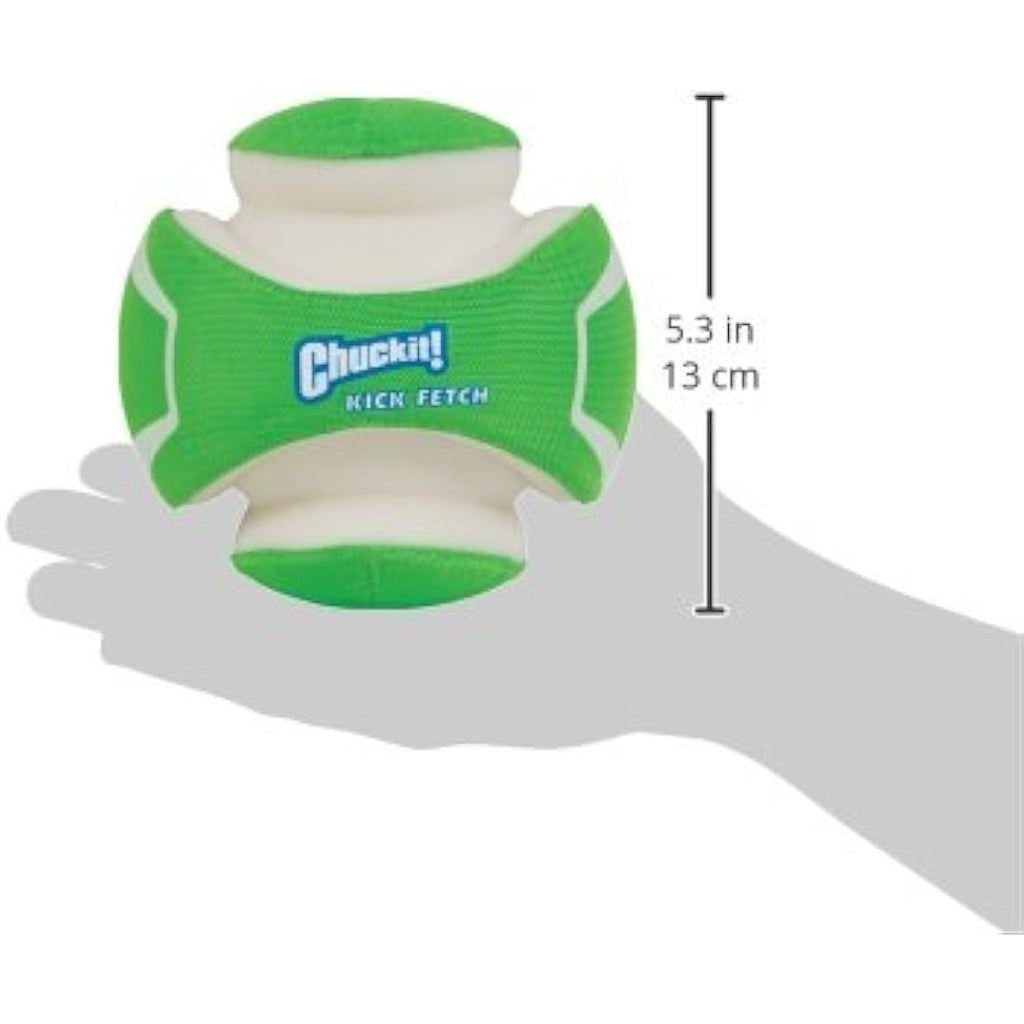 Chuckit! Max Glow Kick Fetch Ball - Durable Glow Dog Toy, Small
