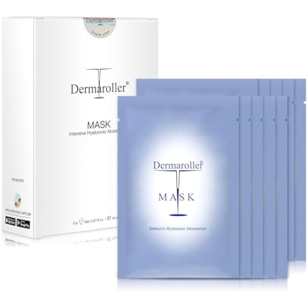 Dermaroller Collagen Facemask | Hydrating Anti-Aging Treatment - 10 Pack