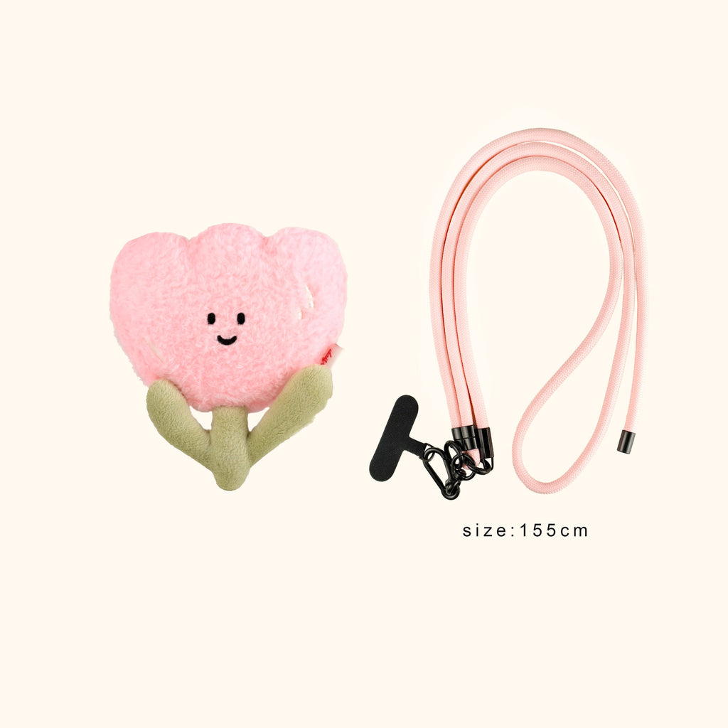 LuLuFun Studio Plush Tulip Mini Bag | Cute Crossbody Accessory Purse