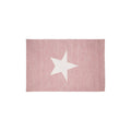Orsina Pink and White Star Rug | Low-Shed Cotton Wool Nursery Decor