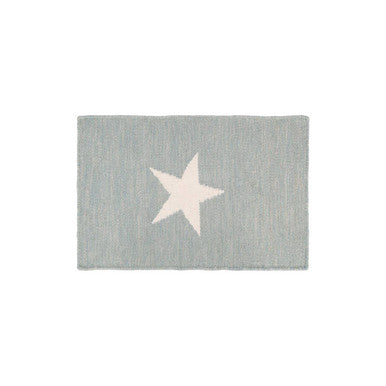 Orsina Grey and White Star Rug – Wool Blend Scandi Area Rug