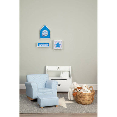 Orsina Grey and White Star Rug – Wool Blend Scandi Area Rug