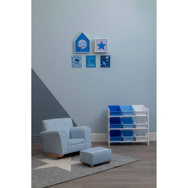 Orsina Grey and White Star Rug – Wool Blend Scandi Area Rug