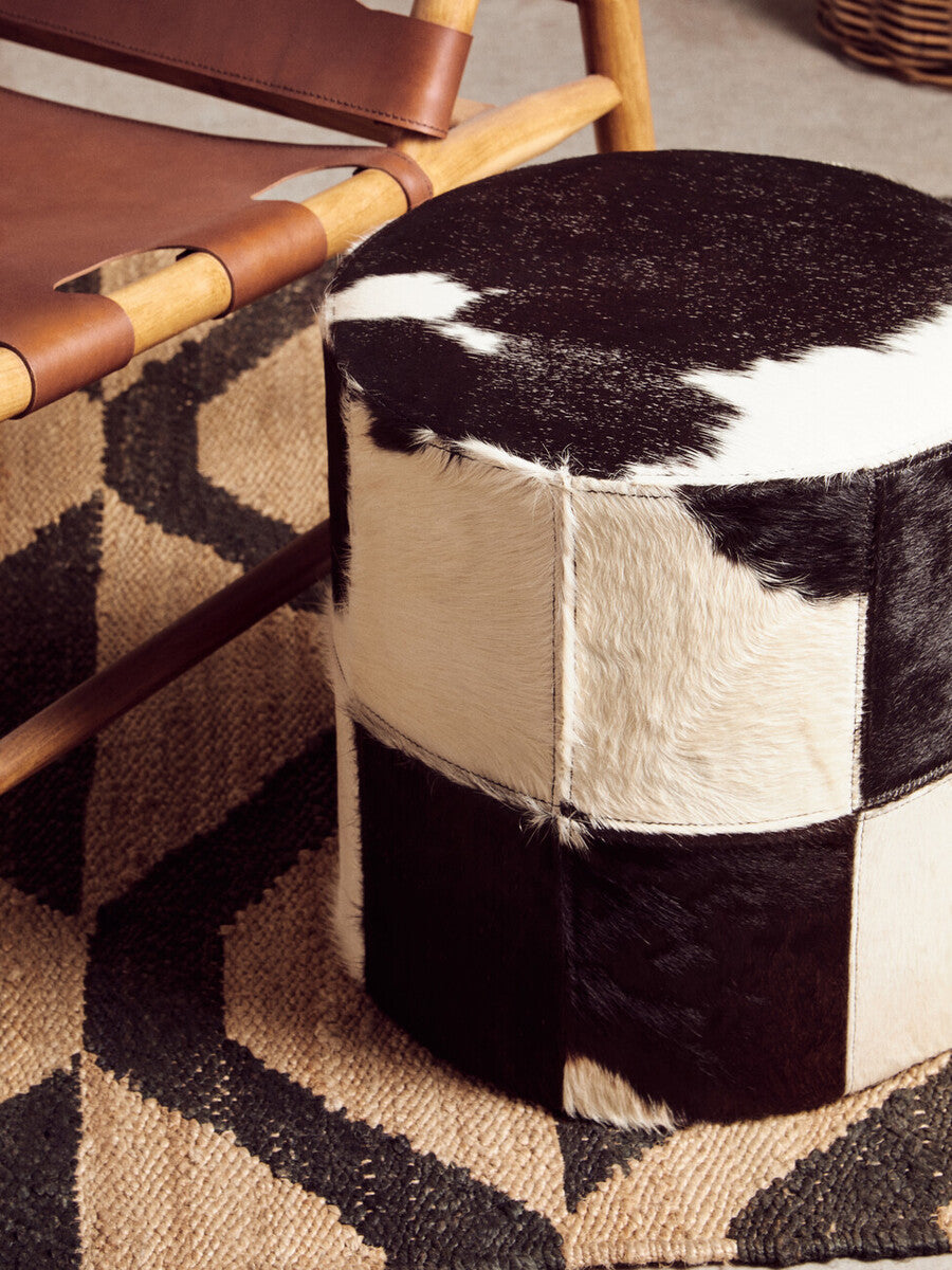 Orsina Bosie Hemp Small Rug – Handcrafted Geometric Accent Rug