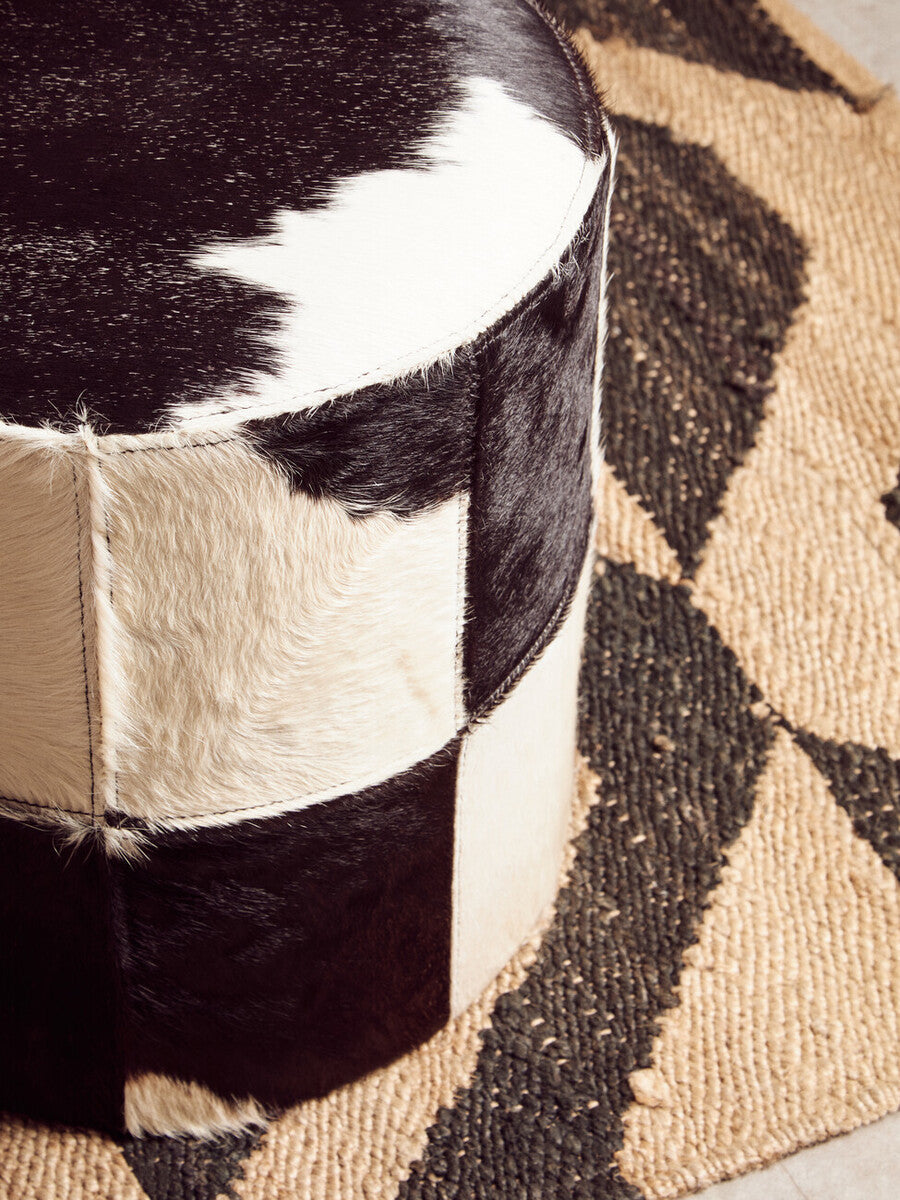 Orsina Bosie Hemp Small Rug – Handcrafted Geometric Accent Rug
