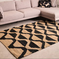 Orsina Bosie Large Hemp Rug – Handcrafted Tribal Wave Area Rug