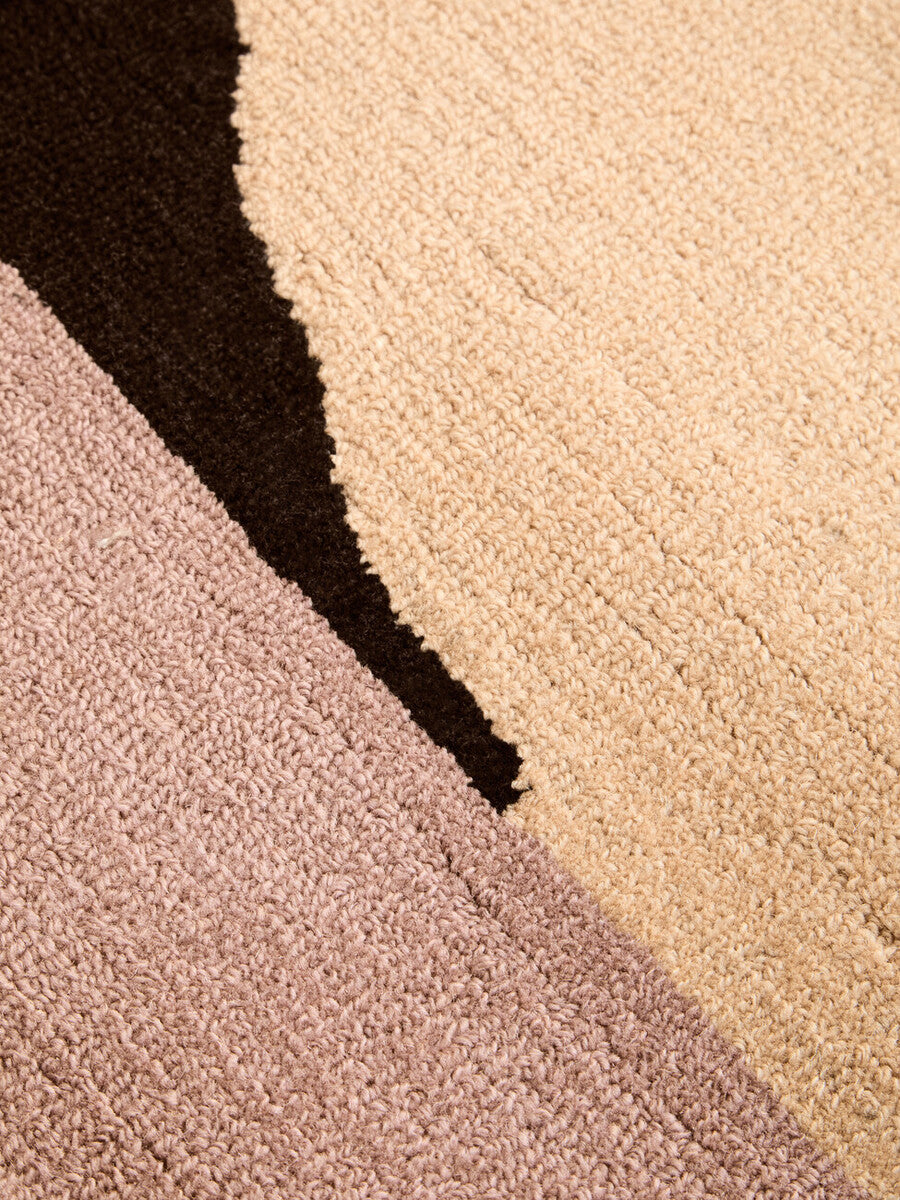 Orsina Bosie Milana Geometric Rug – Hand-Tufted Wool Blend Decor