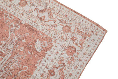 Orsina Bosie Morvi Pink Floral Rug – Large Handwoven Jacquard