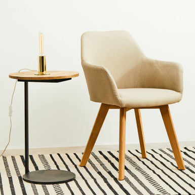 Orsina Bosie Madras Cotton Rug – Modern Striped Minimalist Area Rug
