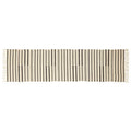 Orsina Bosie Madras Cotton Table Runner – Black and White Stripes