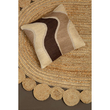 Orsina Bosie Demir Oval Jute Rug – Handwoven Natural Fiber Flooring