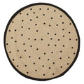 Orsina Kids Round Rug – Handwoven Cream Nursery and Playroom Rug