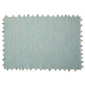 Orsina Kids Rectangular Braided Rug – Sage Green Handwoven Nursery Decor