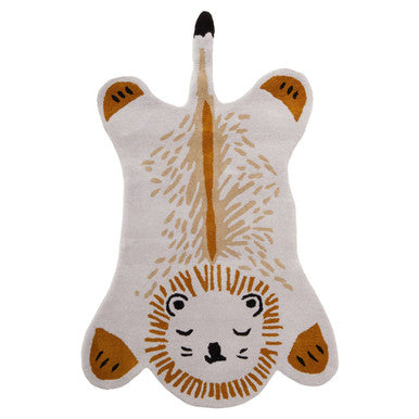 Orsina Kids Lion Rug – Hand Tufted Multicolour Animal Nursery Decor