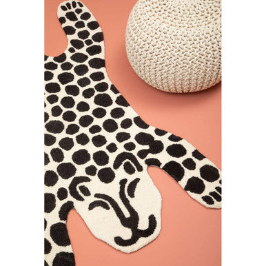 Orsina Kids Leopard Rug – Hand-Tufted Safari Nursery and Playroom Decor