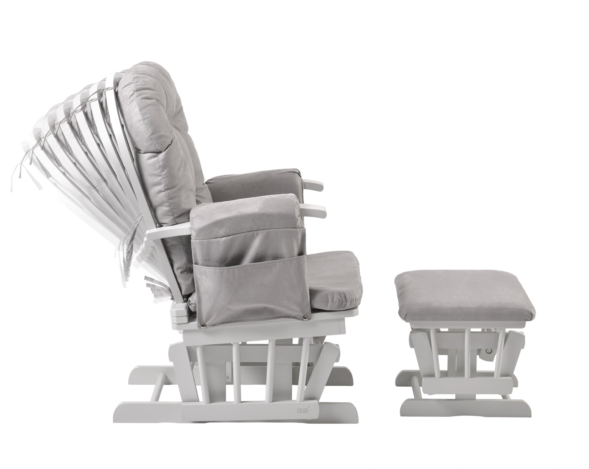 Haywood Reclining Nursing Chair and Footstool