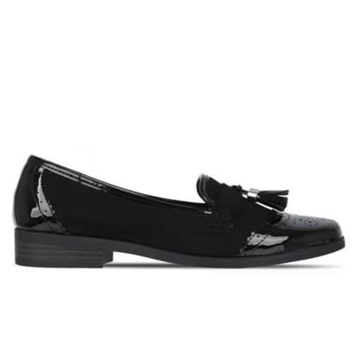 Miso Tasha Women’s Tassel Loafers – Brogue Slip-On Shoes UK 3 EU 36