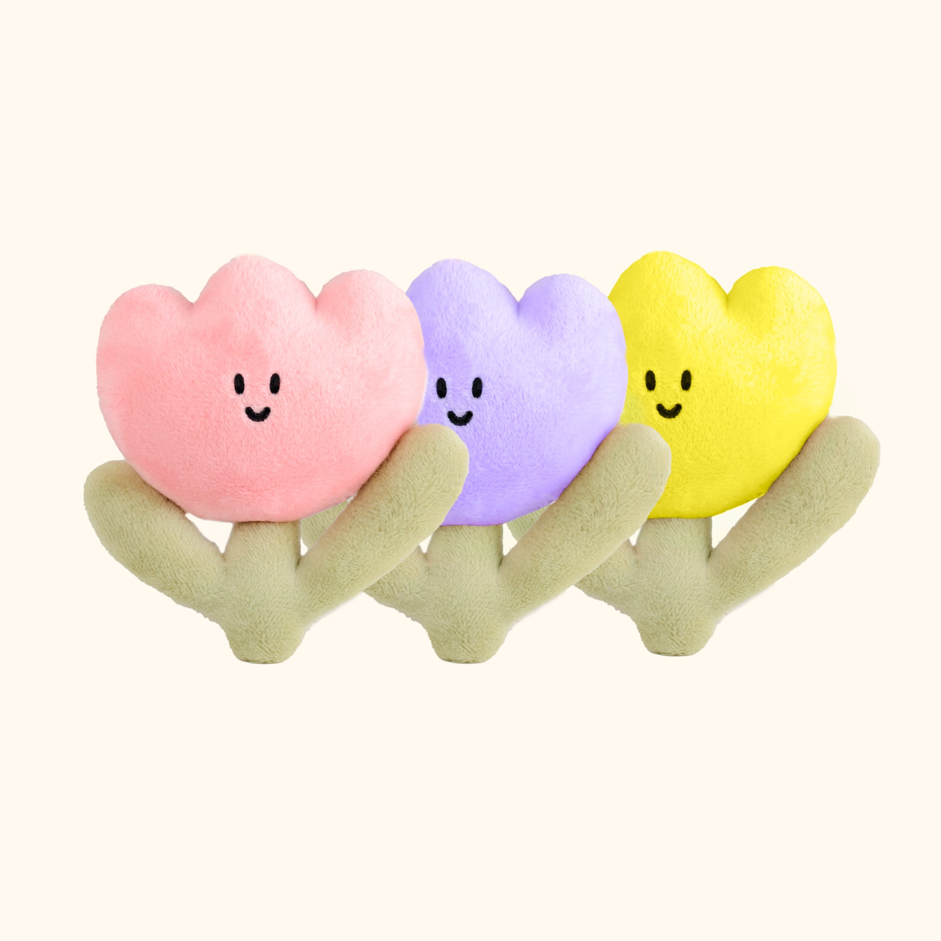 LuLuFun Studio | Plush Tulip Flower Bag Charm - Kawaii Keychain