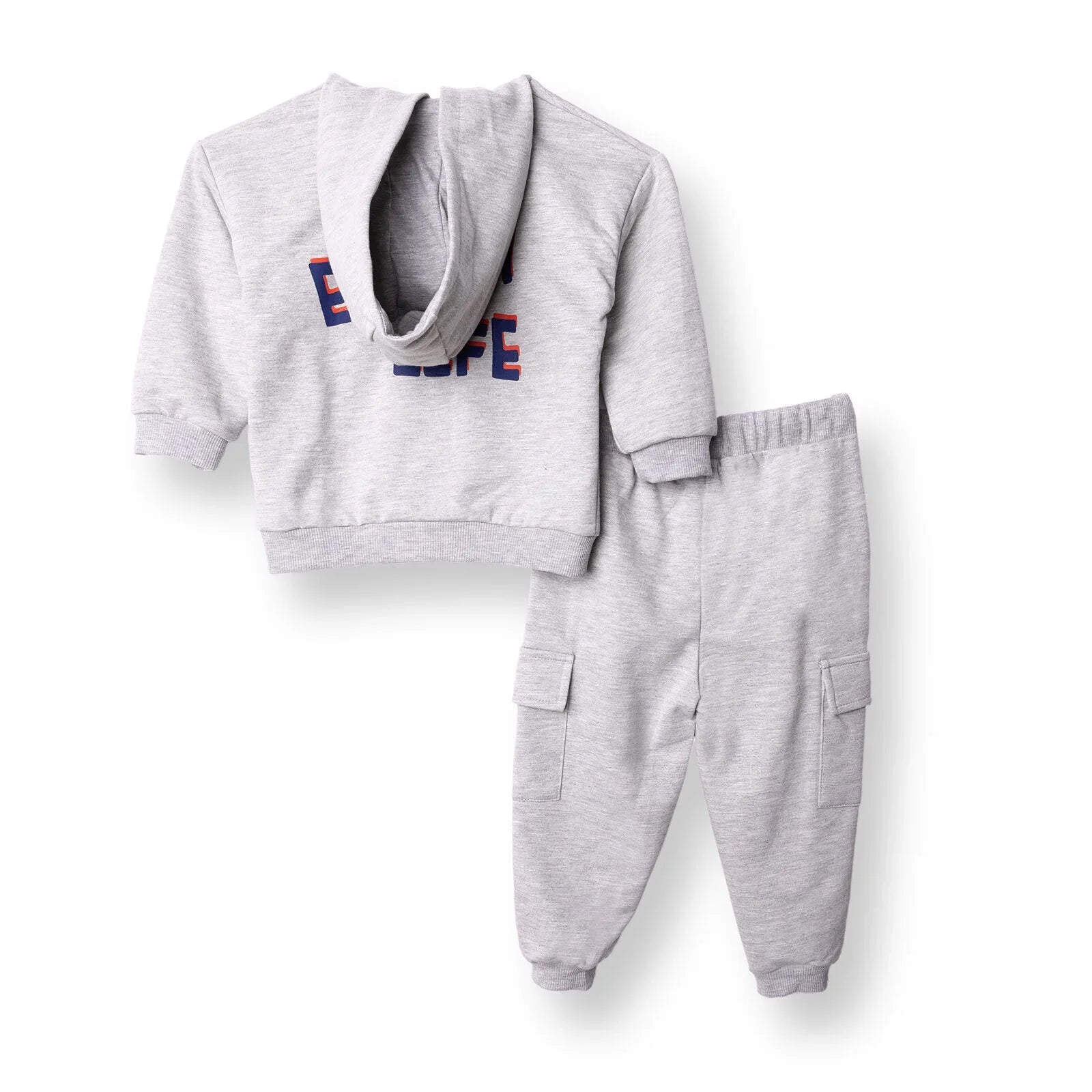 HelloBaby Cool Dino Jogging Set - Grey Melange
