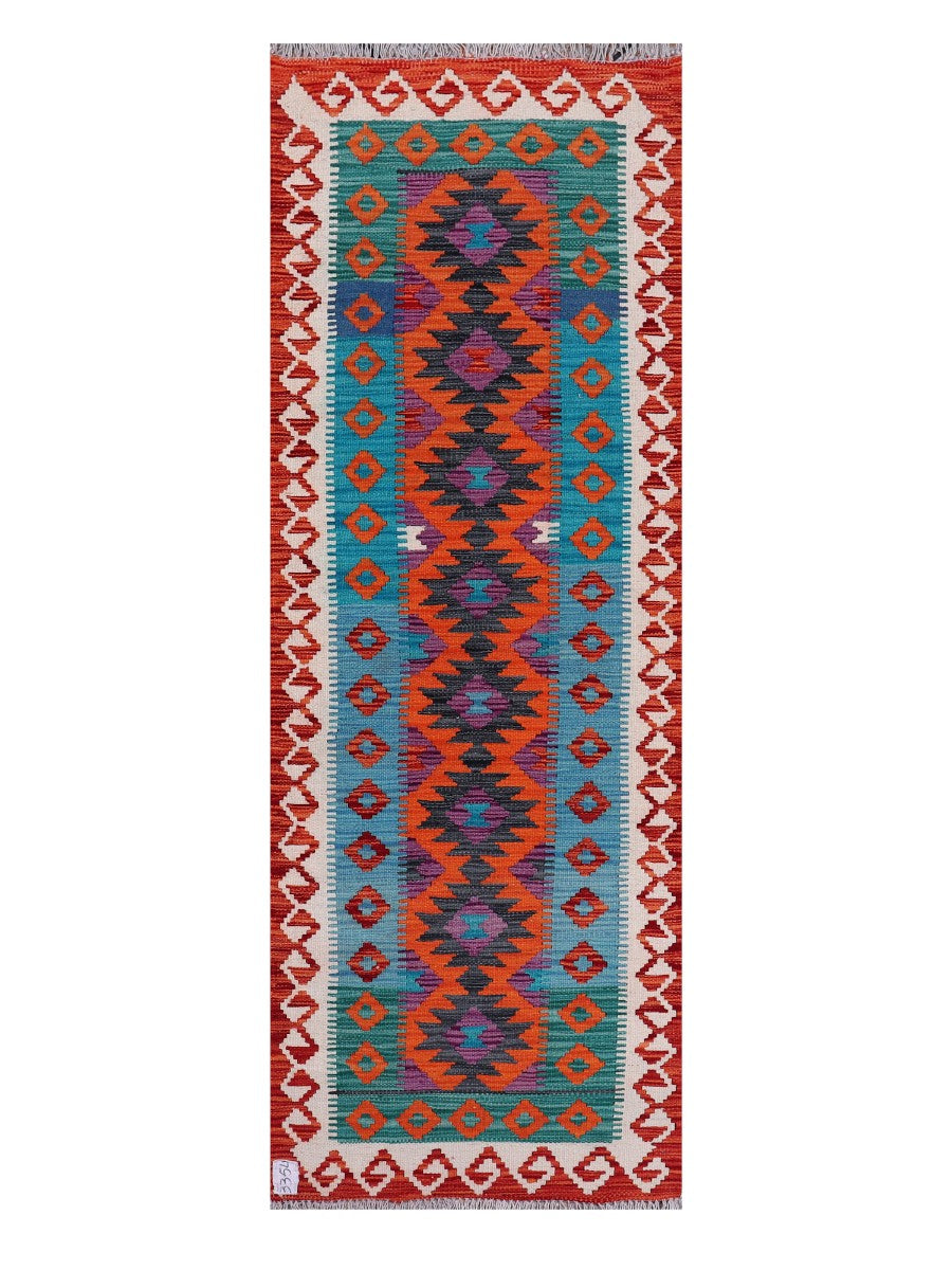 Maimana Kilim - 195 x 69 cm
