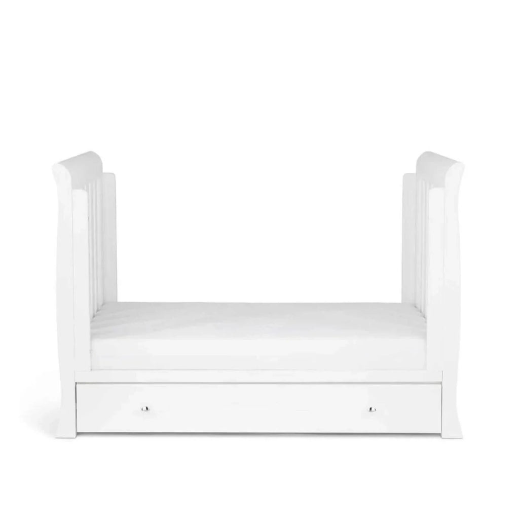 Ickle Bubba Snowdon 4 in 1 Mini 3 Piece Furniture Set White - Premium Sprung Mattress