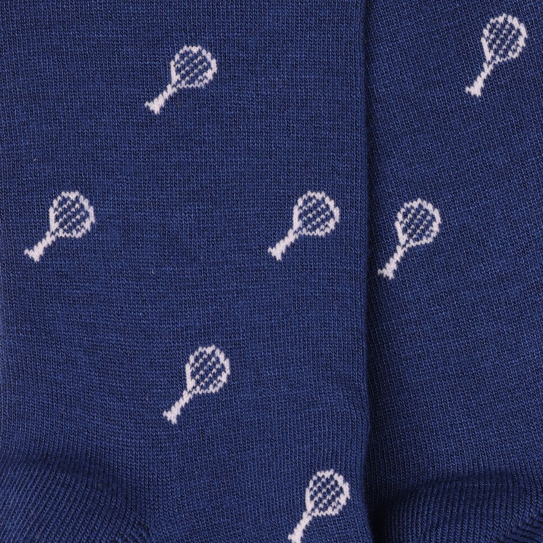 Swole Panda Tennis Racquet Bamboo Socks – Breathable Blue Novelty