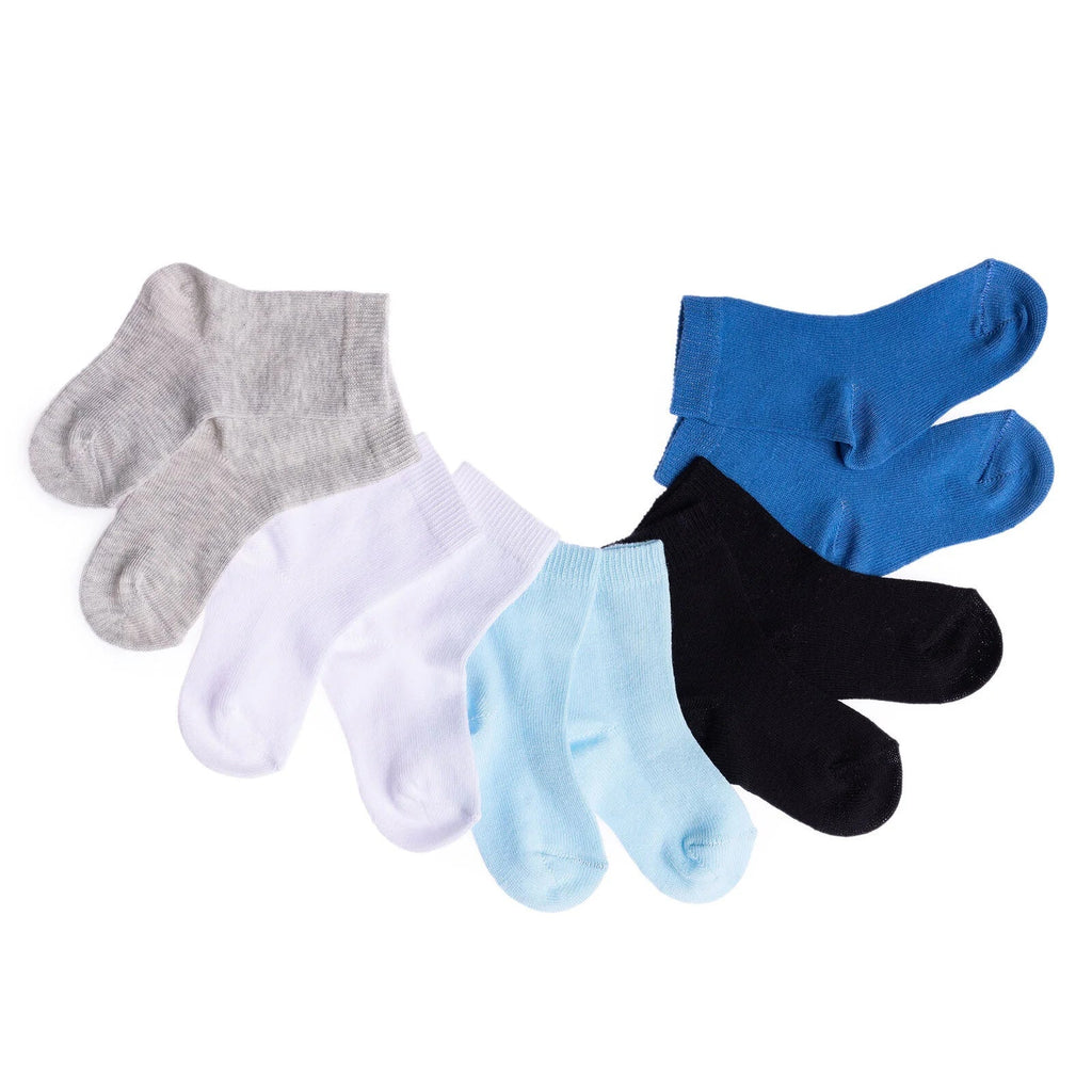 HelloBaby Boys 5-Pack Socks - Blue