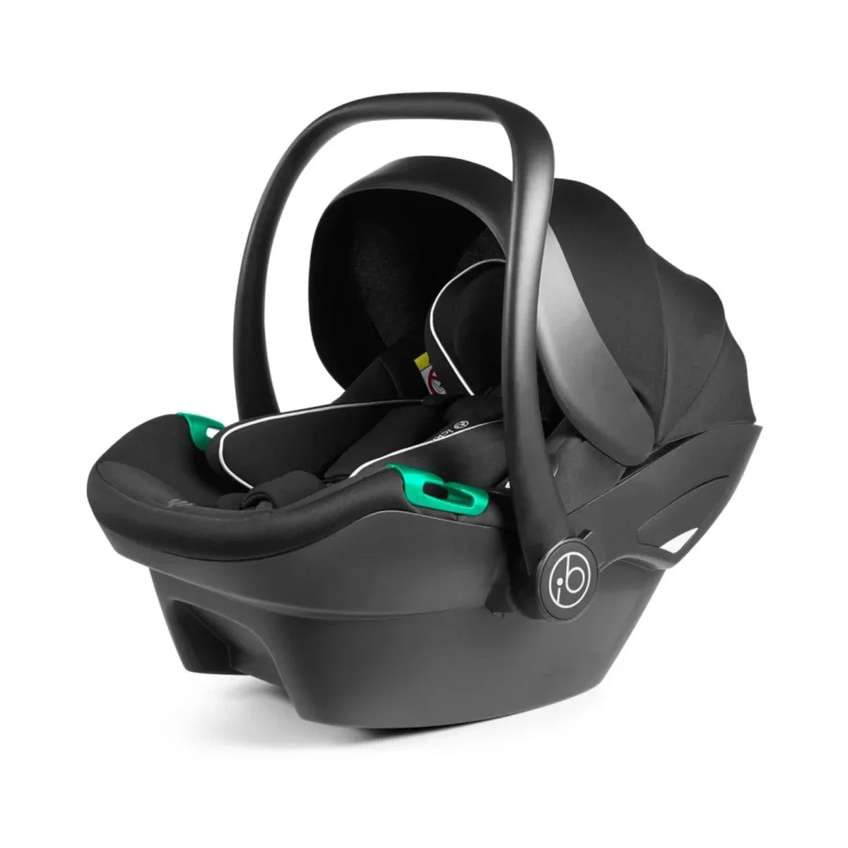 Ickle Bubba Stomp Luxe Travel System with i-Size Stratus Car Seat & ISOFIX Base 12 pcs - Black & Midnight & Tan