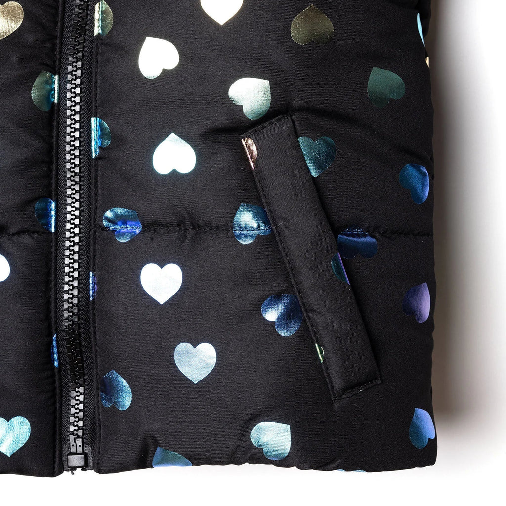 HelloBaby  Coat - Black Printed