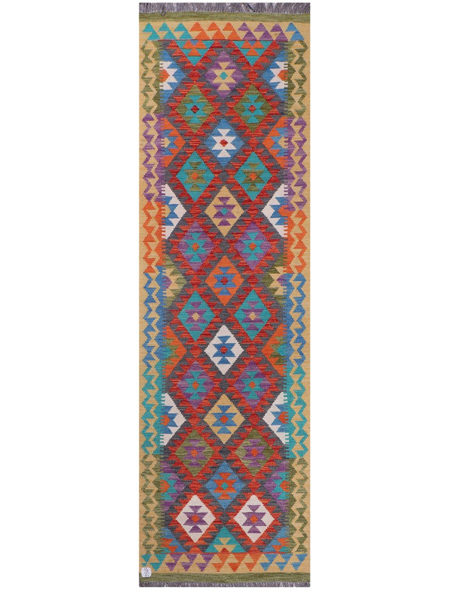 Maimana Kilim Runner - 283 x 83 cm