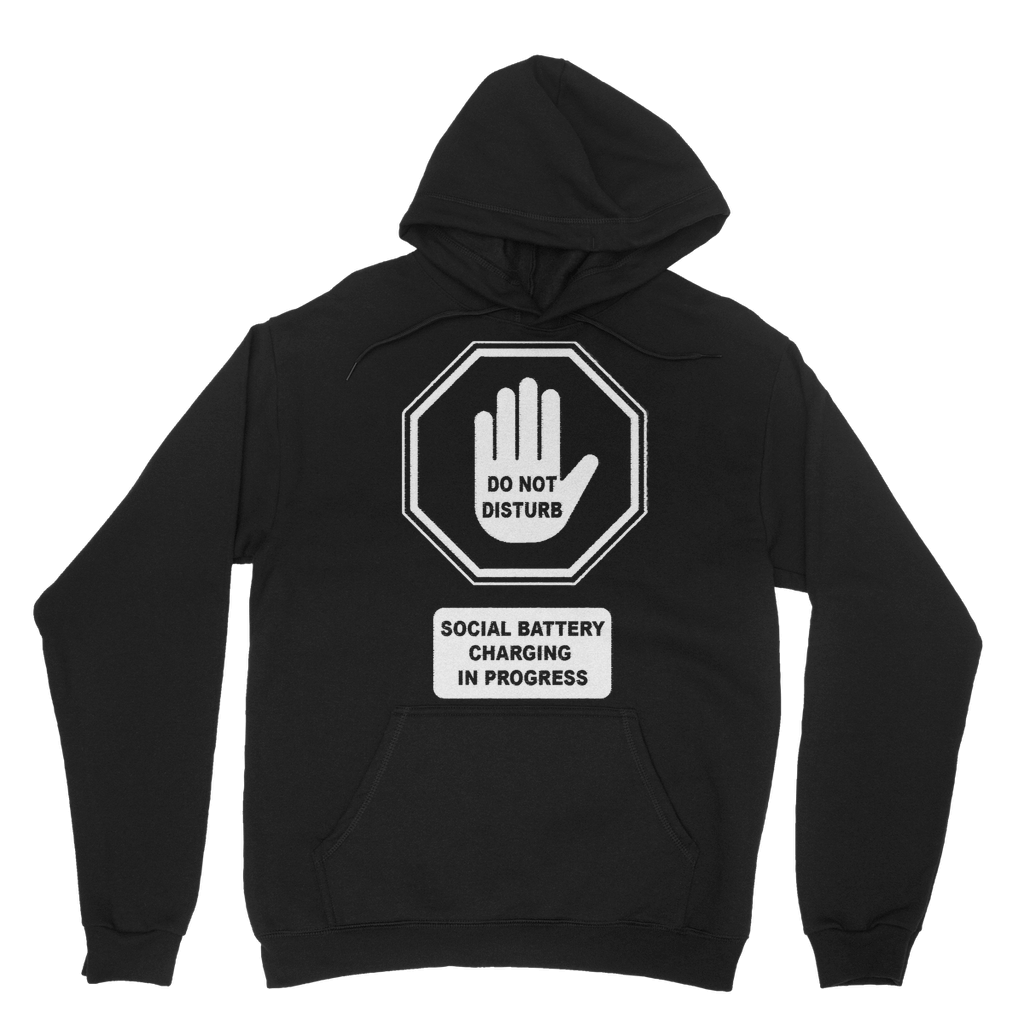 Do Not Disturb Hoodie – Kate's Clothing Unisex Cotton Gothic Sweatshirt