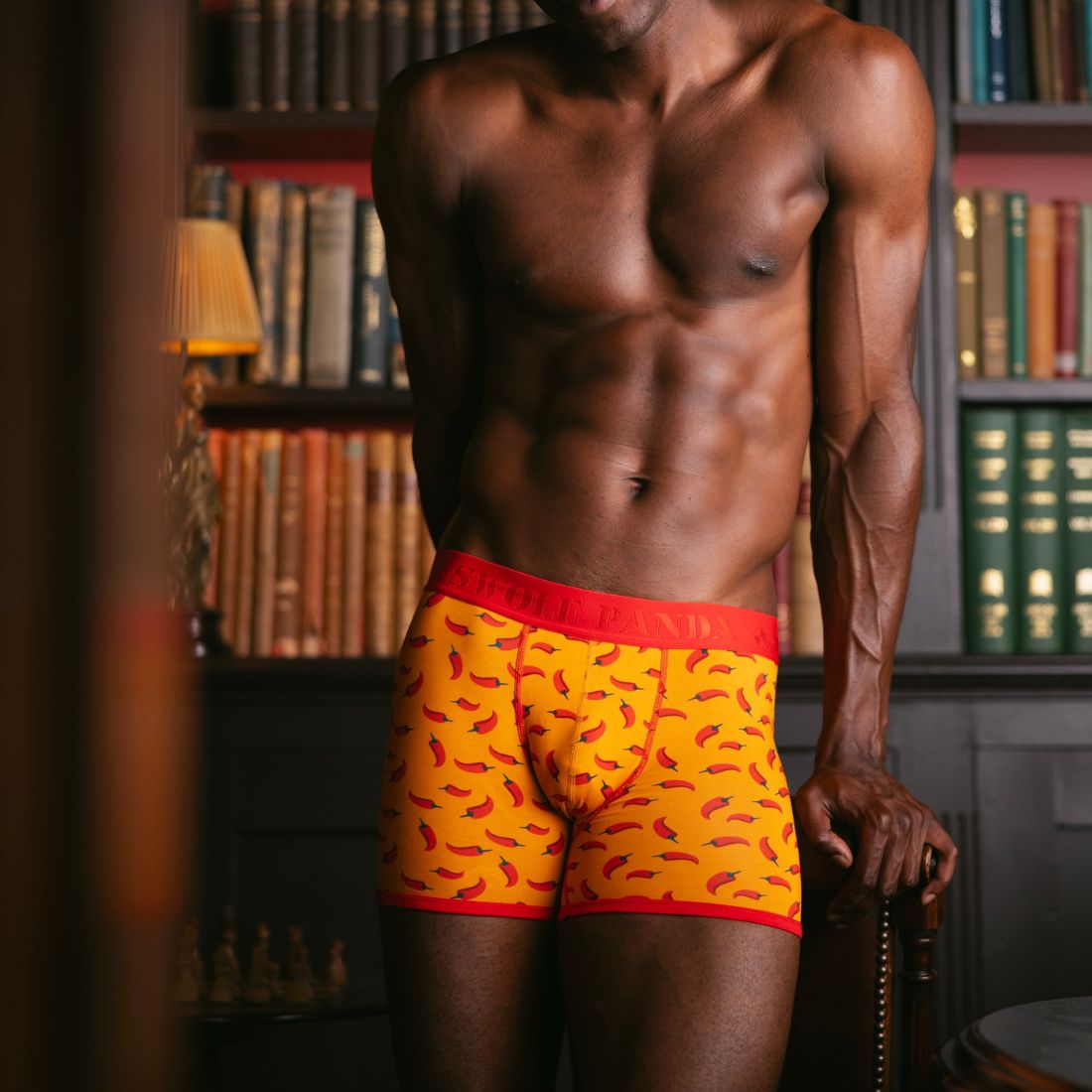 Swole Panda Chillies Bamboo Boxers – Breathable Anti-Chafe Underwear